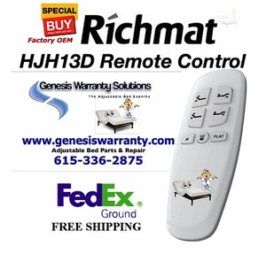 RICHMAT HJH13D REMOTE CONTROL for Adjustable Base - Picture 1 of 5
