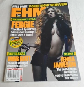 FHM Magazine - Issue 52 January 2005 US Edition - Fergie Black Eyed Peas - Picture 1 of 5