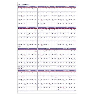 AT-A-GLANCE Yearly 2023 Wall Calendar, Extra Large, 24  X 36  • 12$