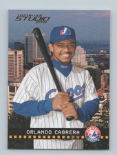 2004 Donruss Studio Orlando Cabrera Montreal Expos #122