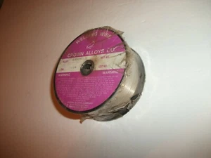 Crown Alloys Co. ER4043 - 3/64" 1 lb. Carrete de alambre de soldadura de aluminio nuevo stock antiguo  - Imagen 1 de 4
