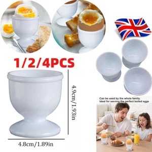 1/2/4pcs Egg Holder Set Egg Cups Set Stand for Kitchen Boiled Eggs Breakfast - Picture 1 of 18
