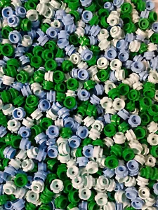 Lego 100 Flores Plantas Verduras Decoraciones 1x1 Plato Redondo Surtido Colores - Imagen 1 de 1