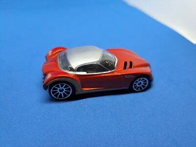 Hot Wheels Bugatti Golden Arrow 2003 First Editions Silver Roof Red Diecast EUC - Image 1 of 4