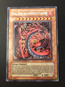 Yu-Gi-Oh! Uria, Herr der reißenden Flammen, CT03-DE005, SCR, Limitiert, NM-M - Bild 1 von 6