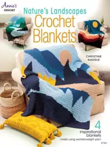 MANTAS DE GANCHILLO ANNIES CROCHET NATURES PAISAJES 4 HERMOSOS DISEÑOS - Imagen 1 de 2