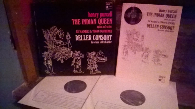 PURCELL: The Indian Queen + Mask > Sheppard Knibbs Deller / Harmonia Mundi LPs   - Photo 1/1
