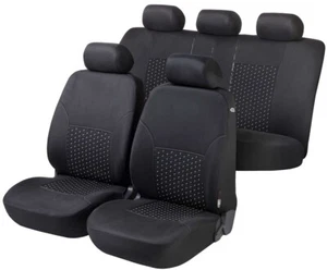 COPRISEDILI PER HYUNDAI ACCENT 2006-2010 III 11939 NERI GRIGI FODERE AUTO COMPAT - Foto 1 di 8