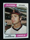 1974 Topps Baseball Card # 532 Skip Lockwood - California Angles