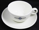 ZEPPELIN COFFEE CUP AND SAUCER
