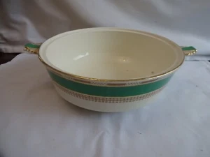 LOSOL WARE TUDOR ART DECO TUREEN VEGETABLE DISH HEIGHT 8 cm x 21 cm - Picture 1 of 7