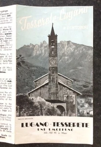 🌈🎄🌈Interessante Brochure/Dépliant Suisse🇨🇭Tesserete Lugano Canton Ticino - Foto 1 di 7