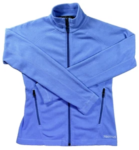 Marmot Fleece Jacket Womens XS Full Zip Long Sleeve Outdoors Mock Neck Gorpcore - Picture 1 of 12