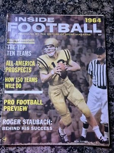 1964 Inside Football Magazine with Roger Staubach Cover  - Bild 1 von 3