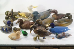 19 Enten Figuren verschiedene Materialien Dekoration Konvolut - Bild 1 von 7