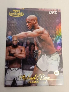 2024 Topps UFC Gold Label #65 Michael Page RC Classs 3 - Picture 1 of 2
