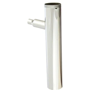1-1/2" x 8" x 1/2" Chrome Plated Brass Dishwasher Tailpiece CS&B Fine Thread 850 - Picture 1 of 3