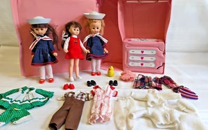DE COLECCIÓN 1979 VOGUE DOLL GINNY ESTUCHE DE TRANSPORTE con 3 MUÑECAS GINNY (228) - Imagen 1 de 7