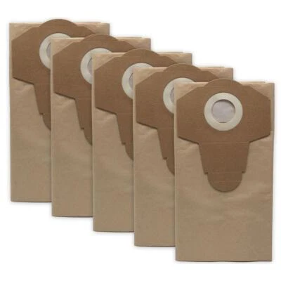 5 x Parkside PWD 25 A2 IAN 367468 Vacuum Cleaner Dust Bag Paper Filters Fits - Image 1 of 2