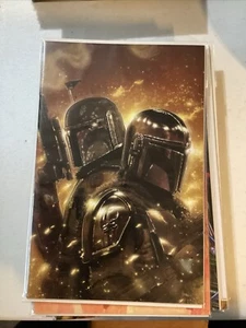 STAR WARS: THE MANDALORIAN SEASON 2 #6 KAARE ANDREWS EXCLUSIVE VIRGIN VARIANT - Picture 1 of 1