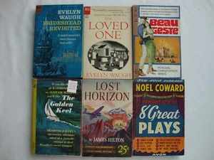 6 rare BIBLIOPHILE COLLECTIBLE pb books HORIZON, BEAU GESTE, BRIDESHEAD rare - Bild 1 von 20