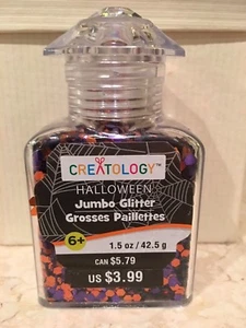 Halloween Jumbo Glitter by Creatology 1.5 oz Purple/Orange New  - Picture 1 of 3