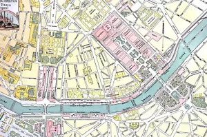 Mappa Esposizione Universale Parigi 1899 Senna Invalides Trocadero Rapp Tourville - Foto 1 di 12