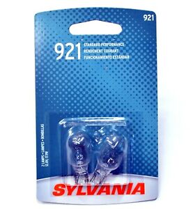 Sylvania Basic 921 17.9W Two Bulbs Back Up Reverse Light Replace Plug Play OE