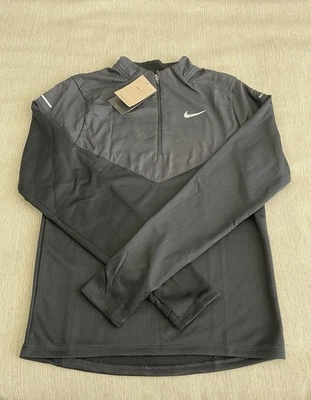 Nike Thermafit Sphere Element Running 1/2 Zip Jacket Black FZ1115-010 Mens Small - Image 1 of 4