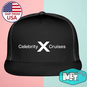 Celebrity Cruises Black Trucker Hat Cap Adult Size - Picture 1 of 3