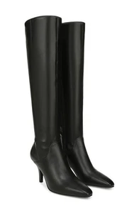 New Franco Sarto Womens Lyla Pointed Toe Knee High Boot Tall Black Size 10 - Picture 1 of 7