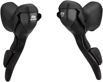 MicroSHIFT R8 Drop Bar 8-Speed Shifter Set - -Compatible, Durable, Ergonomic - Image 1 of 3