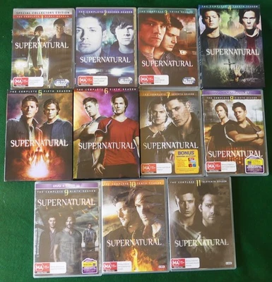 Supernatural Seasons 1-11 DVDs (65 Discs) PAL Region 4 - image 1 of 3