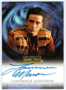 THE COMPLETE STAR TREK DEEP SPACE NINE A20 LAWRENCE MONOSON AS HOVATH AUTOGRAPH - Bild 1 von 2