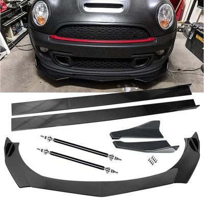 For Mini Cooper S R53 R56 R58 R60 Front Bumper Lip Splitter Spoiler Carbon Fiber Foto 1 de 4