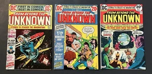 DC Comics From Beyond the Unknown #18, 19 & 25 simpatici lettori fumetti 1973 - 1974 - Foto 1 di 6