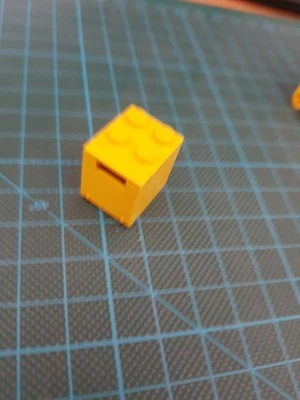 LEGO 1 x Schrank Briefkasten Box Container 4345 4346 gelb 2x2x2 + Tür gelb - Bild 1 von 4