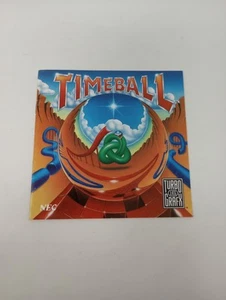 Timeball SOLO MANUALE (NEC TurboGrafx-16, 1990) NO GIOCO - Foto 1 di 9