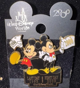 Vintage WDW - Last Day/First Day New Year Pin (1999/2000) Limited Edition - Picture 1 of 2