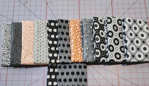 Quilting Cotton Fabric, Midnight Magic 13 End of Bolt Remnants, 6 yds. - Picture 1 of 15