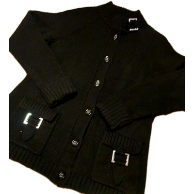 Suéter negro 100 % lana merino Tweeds para mujer pequeño preparación dinero antiguo ropa de oficina  Foto 1 de 4