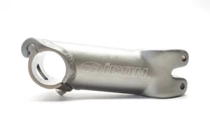 ICON 90 MM REACH BICYCLE GRAY 6 DEG 1 1/8" THREADLESS STEM HINGED 25.4 MM CLAMP - Picture 1 of 6