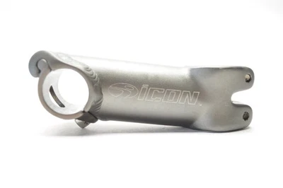 ICON 90 MM REACH BICYCLE GRAY 6 DEG 1 1/8" THREADLESS STEM HINGED 25.4 MM CLAMP - Image 1 of 4