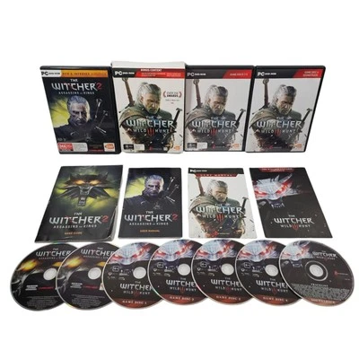 The Witcher 2: Assassins Of Kings & 3 Wild Hunt PC DVD game + Soundtrack R18+ - Image 1 of 4