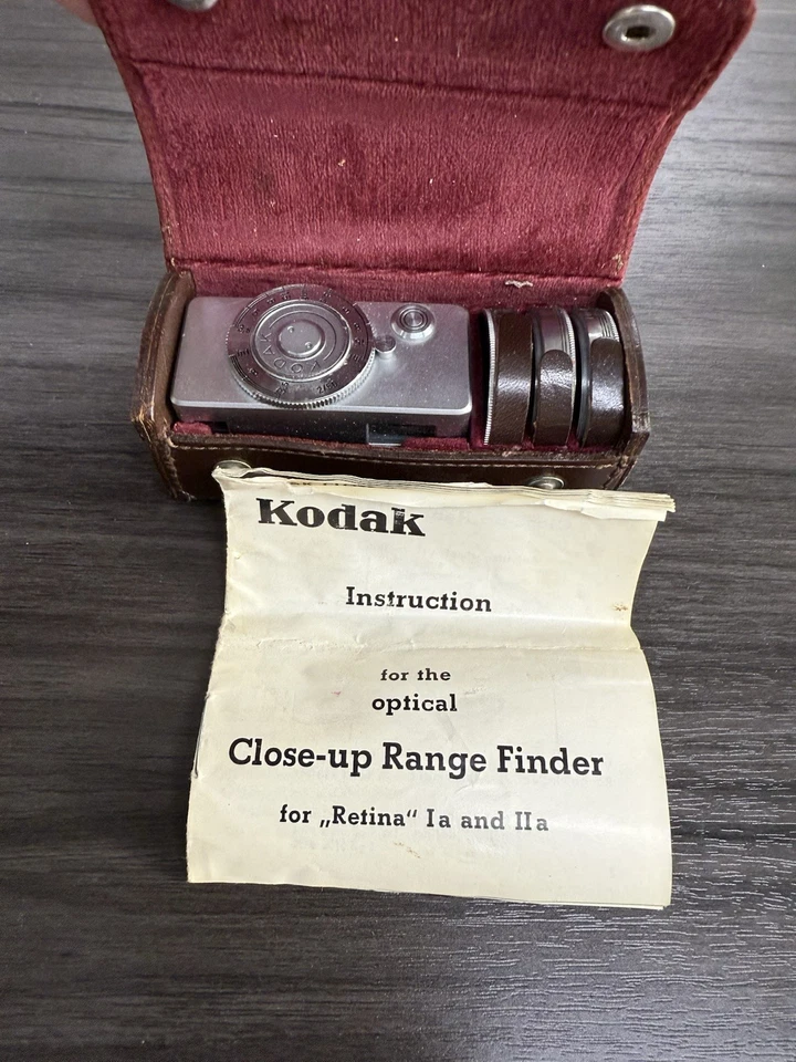 Kodak Primer Plano Telémetro Conjunto, Escala Medidor, Juego de Oculares-0016 Foto 1 de 4