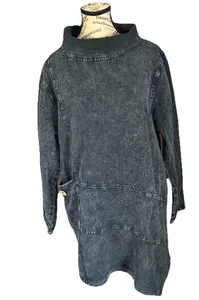 Vintage Sea Breeze Of California asymmetrischer Pullover Wasserfallausschnitt USA - Bild 1 von 4