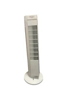 Ventilador de torre Bush 28" ventilador de piso de refrigeración de 3 velocidades (sin oscilación) blanco 7355583 R - Imagen 1 de 1