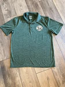 Green Bay Packers Polo Shirt Lambeau Field Cool Base Mens Size Medium - Picture 1 of 4