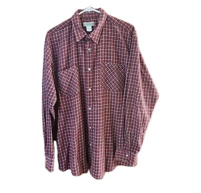Vintage Haband Men's Pearl Snap Western Soft Flannel Shirt Longsleeve Sz LT Tall - Image 1 of 4