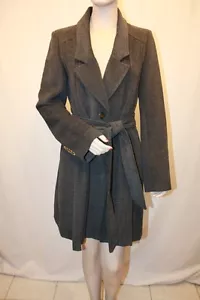 NUEVO ABRIGO BCBGeneration POLIÉSTER BREZO CARBÓN TALLA S - Imagen 1 de 10